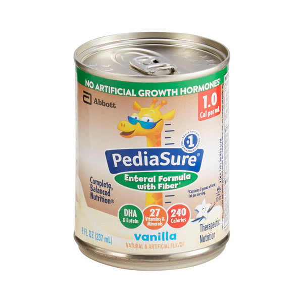 PediaSure Enteral With Fiber Pediatric Oral Supplement / Tube Feeding Formula, 8 Oz. Can 1143679