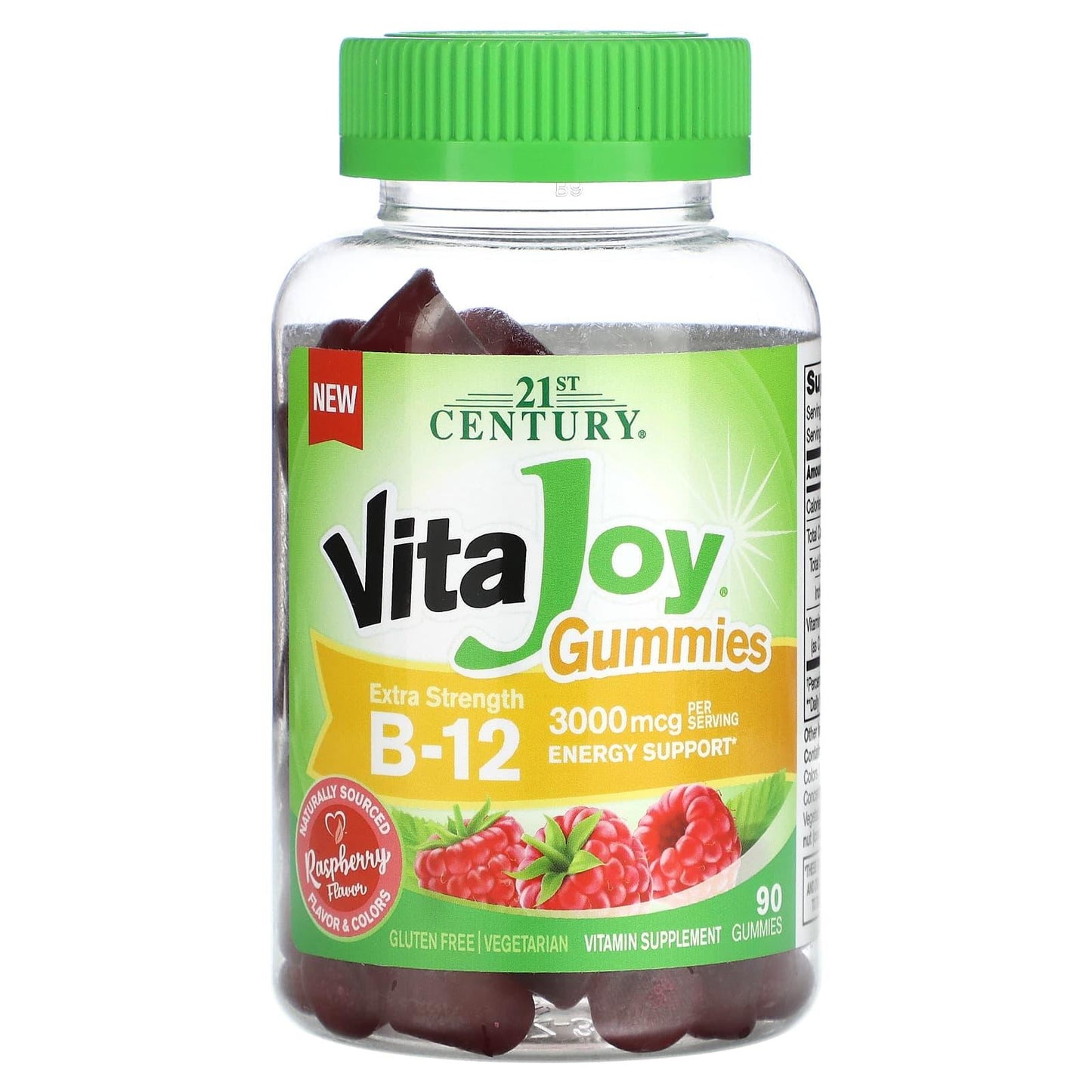 21st Century Vitajoy Gummies Extra Strength B-12 - Raspberry