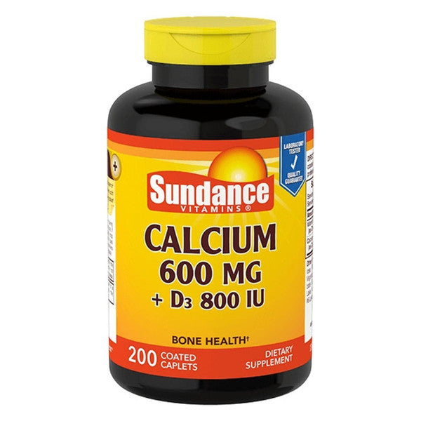 Sundance Vitamins Calcium 600 Mg + D3 800 IU - 60 Caplets