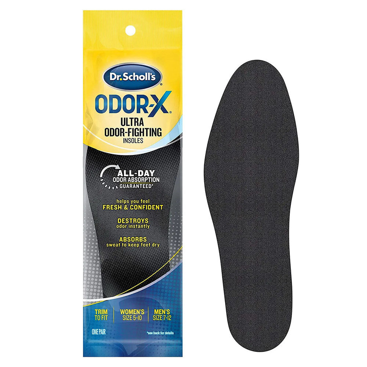 Dr. Scholl's Comfort Insoles, With Odor X, Men's, Women's