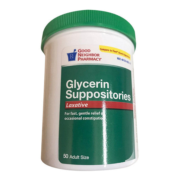 Good Neighbor Pharmacy GNP Glycerine Suppository Adult 50ct