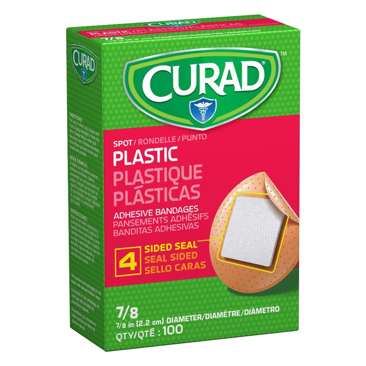 Curad Plastic Adhesive Spot Bandages
