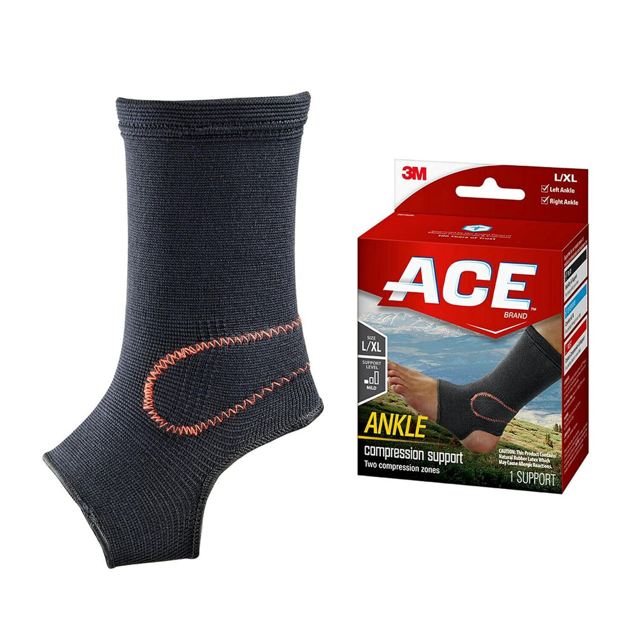 Ace Size L/XL Compression Ankle Support