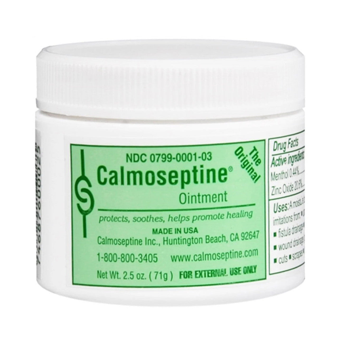 Calmoseptine Ointment - 2.5 Oz Jar