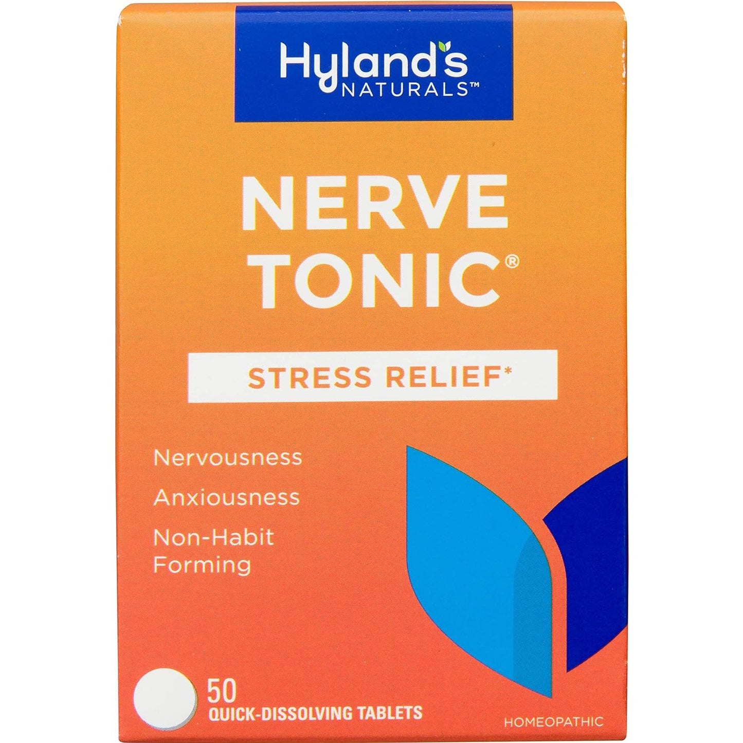 Hyland's Nerve Tonic Stress Relief Tablets, 1 Each, 50 Tab