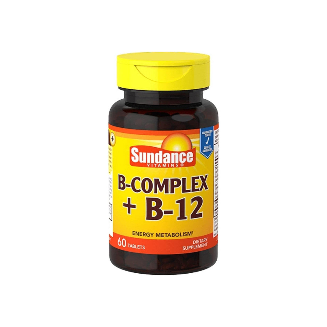 Sundance Vitamins B-Complex + B-12, 60 Tabs