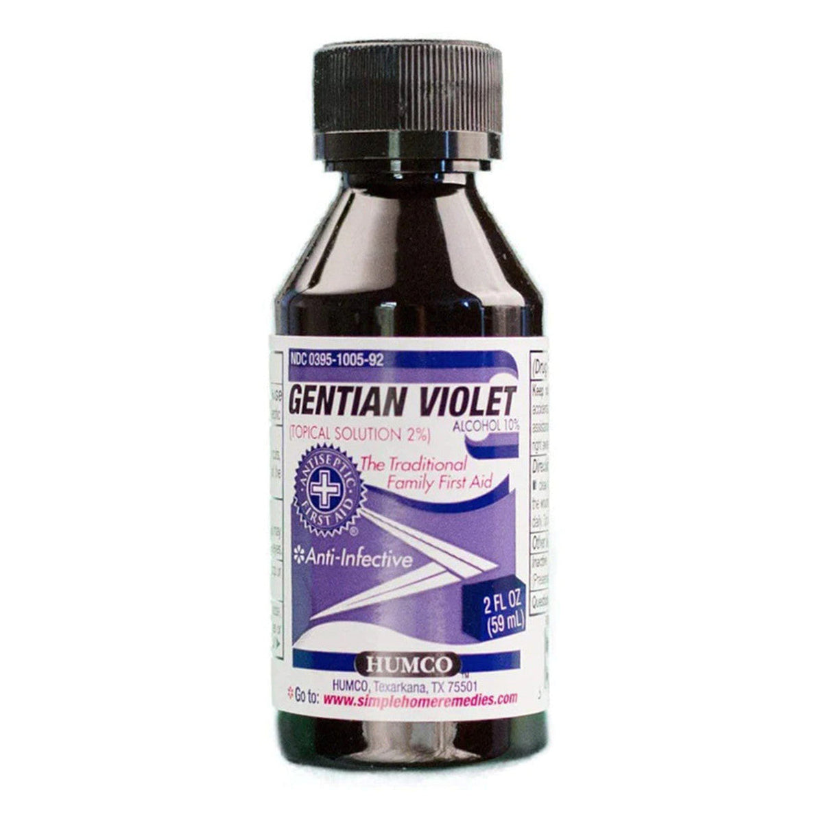 Humco Gentian Violet 2% 2 Oz