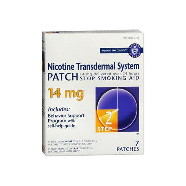 Habitrol Nicotine Transdermal System Patches, 14 Mg, Step 2