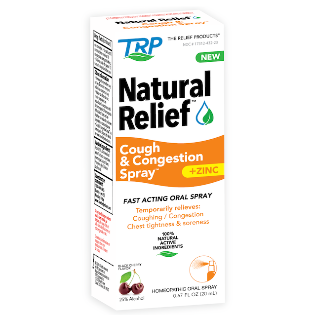 TRP Company Cough & Congestion Spray Black Cherry