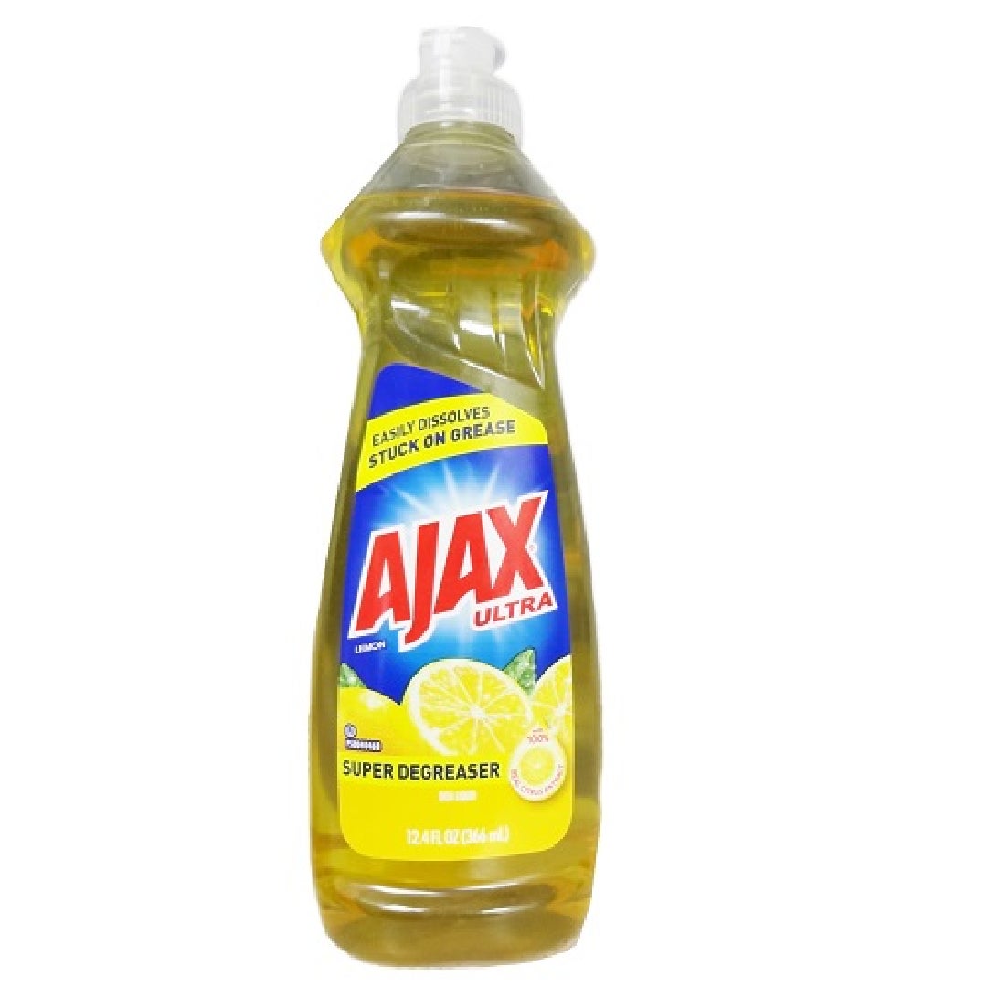 Ajax Dish Liquid, Super Degreaser, Lemon Scent 12.4 Fl Oz