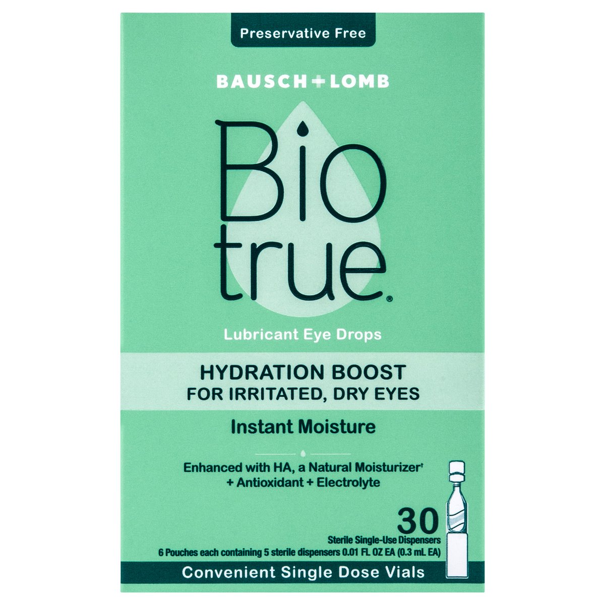 Biotrue Hydration Boost Eye Drops For Irritated, Dry Eyes