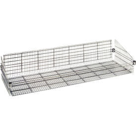 Quantum Storage Systems Chrome Wire Shelf Basket 60″”W X 18″”D