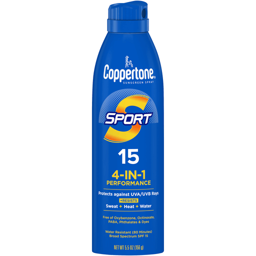 Coppertone Sport Continuous Spray Sunscreen SPF 15 - 5.5 Oz