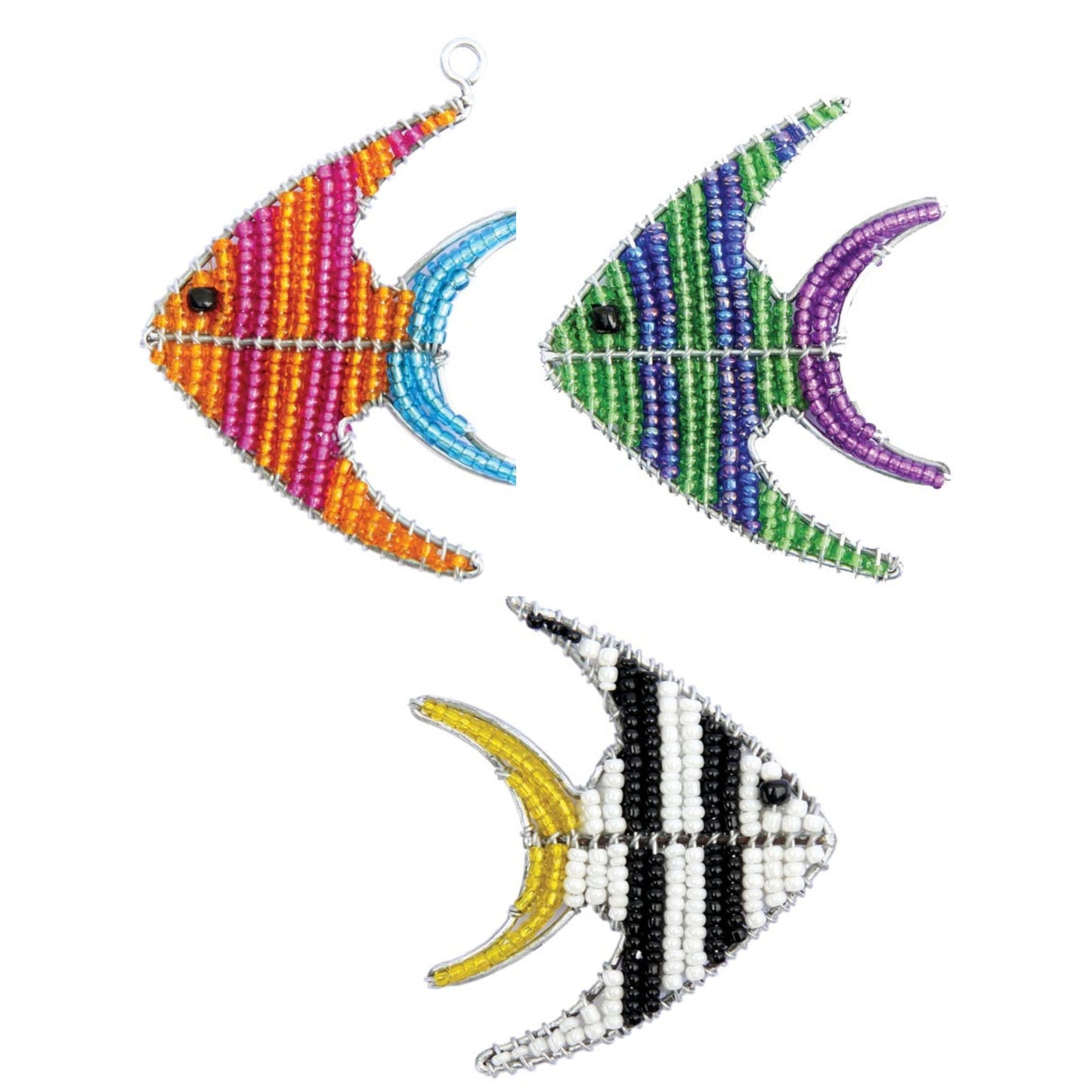 Angel Fish Keyring - Set of 6