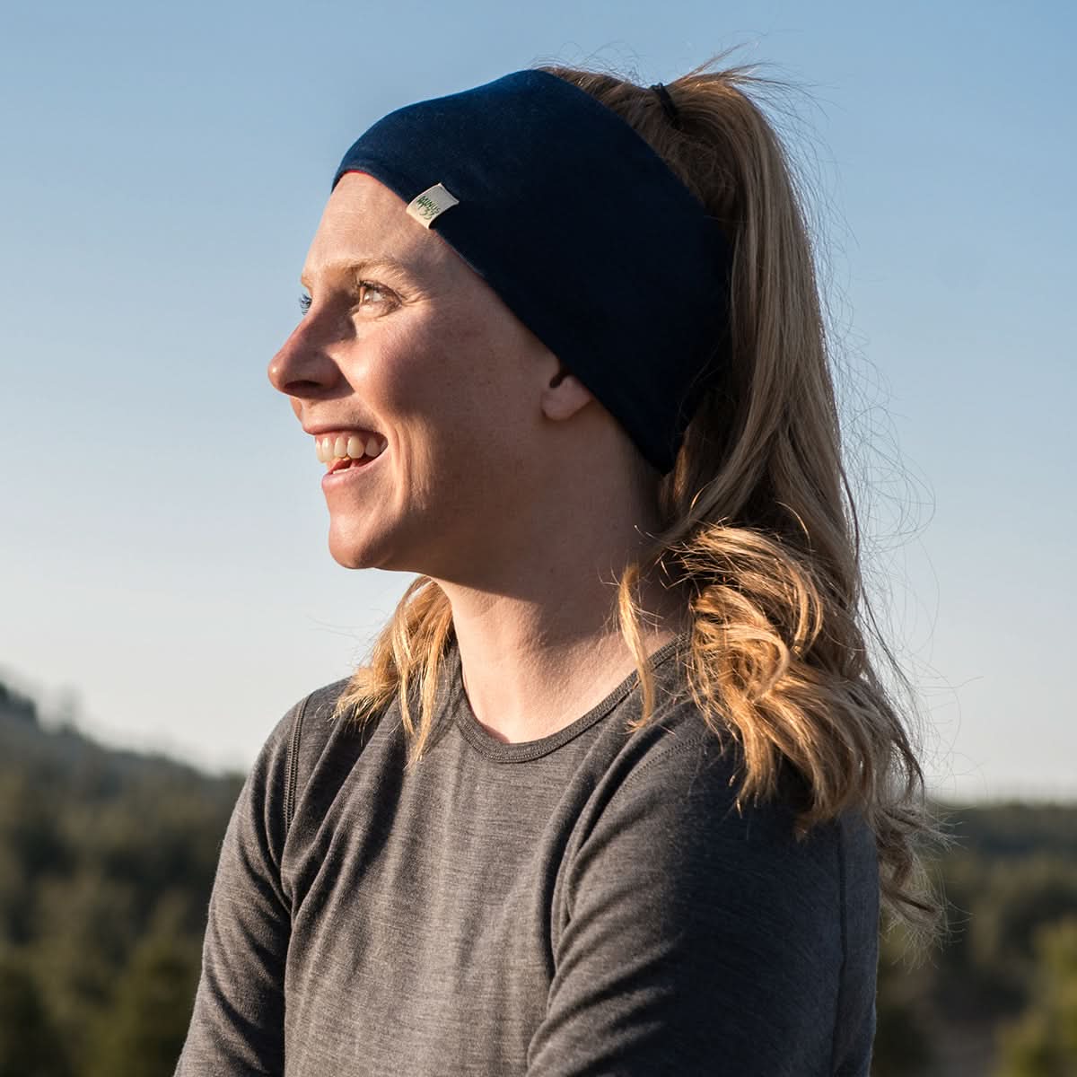 Midweight Reversible Wool Headband - 100% Merino Wool - Osadia Concept Store