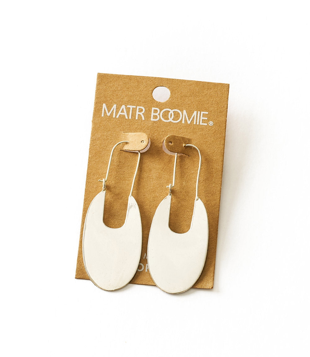 Bhavani Elongated Hoop Earrings