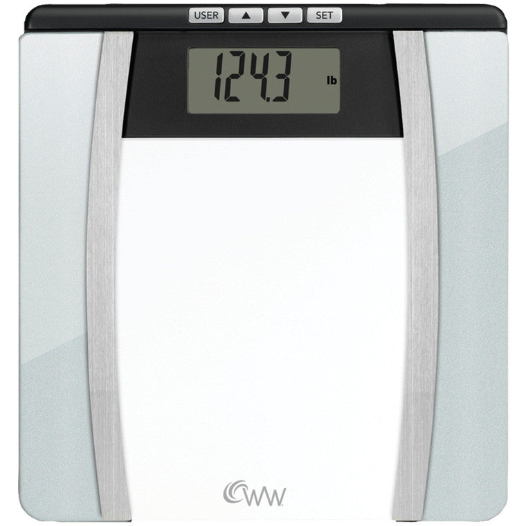 Conair Glass Scale Weight Watchers Body Analysis, Ww701Y