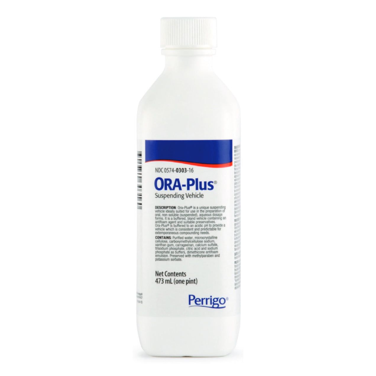 Perrigo Ora-Plus Oral Suspending Vehicle By - 16 Oz
