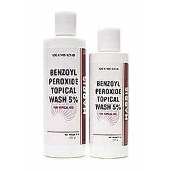 Harris Pharma Benzoyl Perox Wash 5% - 8 Oz