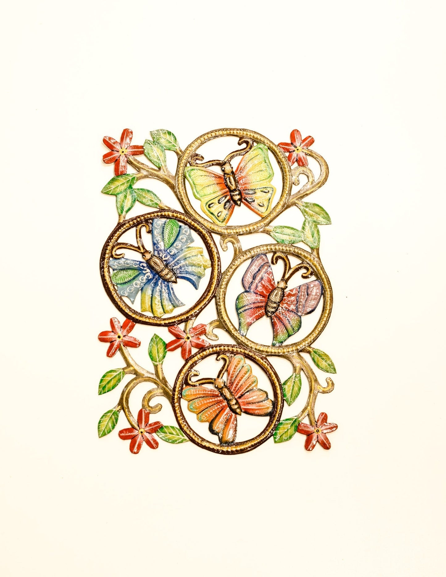 Painted Butterflies on the Wall