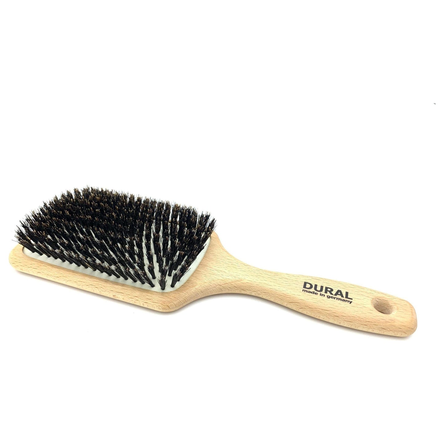 Dural Paddle Brush For Styling & Care Wild Boar Bristles Beech Wood