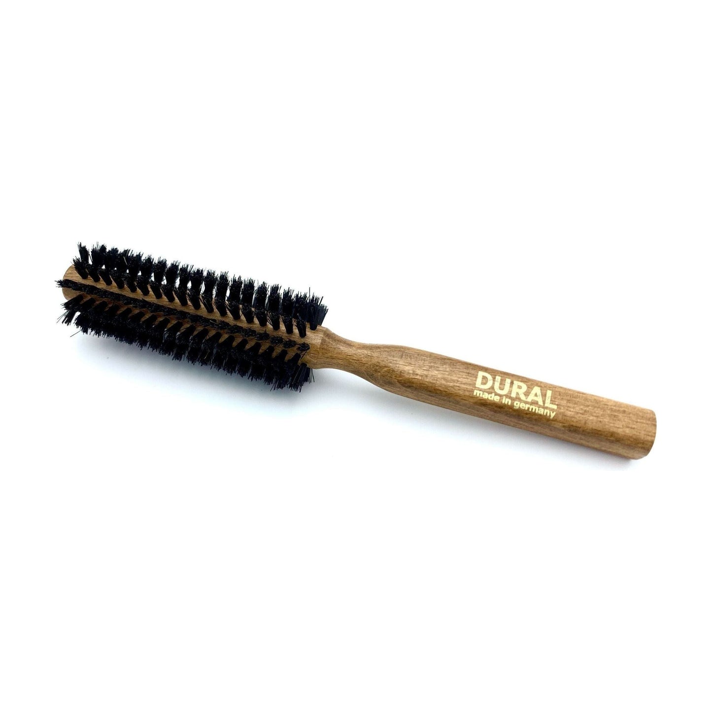 Dural Round-Styler Hair Brush Boar Bristles Beach Wood