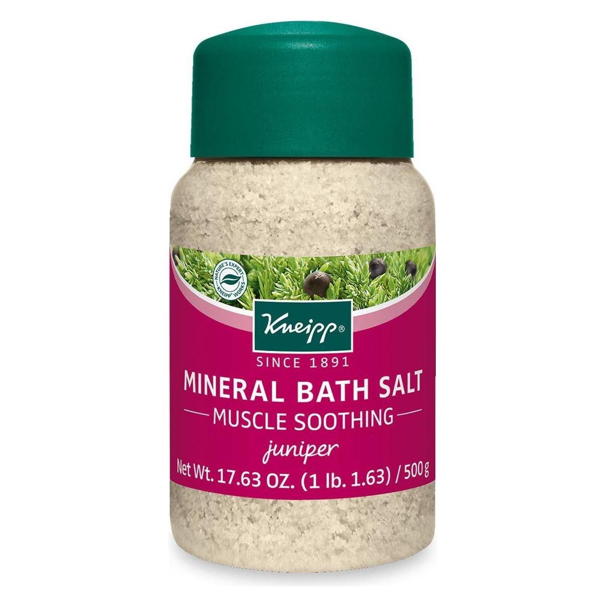 Kneipp Muscle Soothing Juniper Mineral Bath Salt 17.63 Oz.