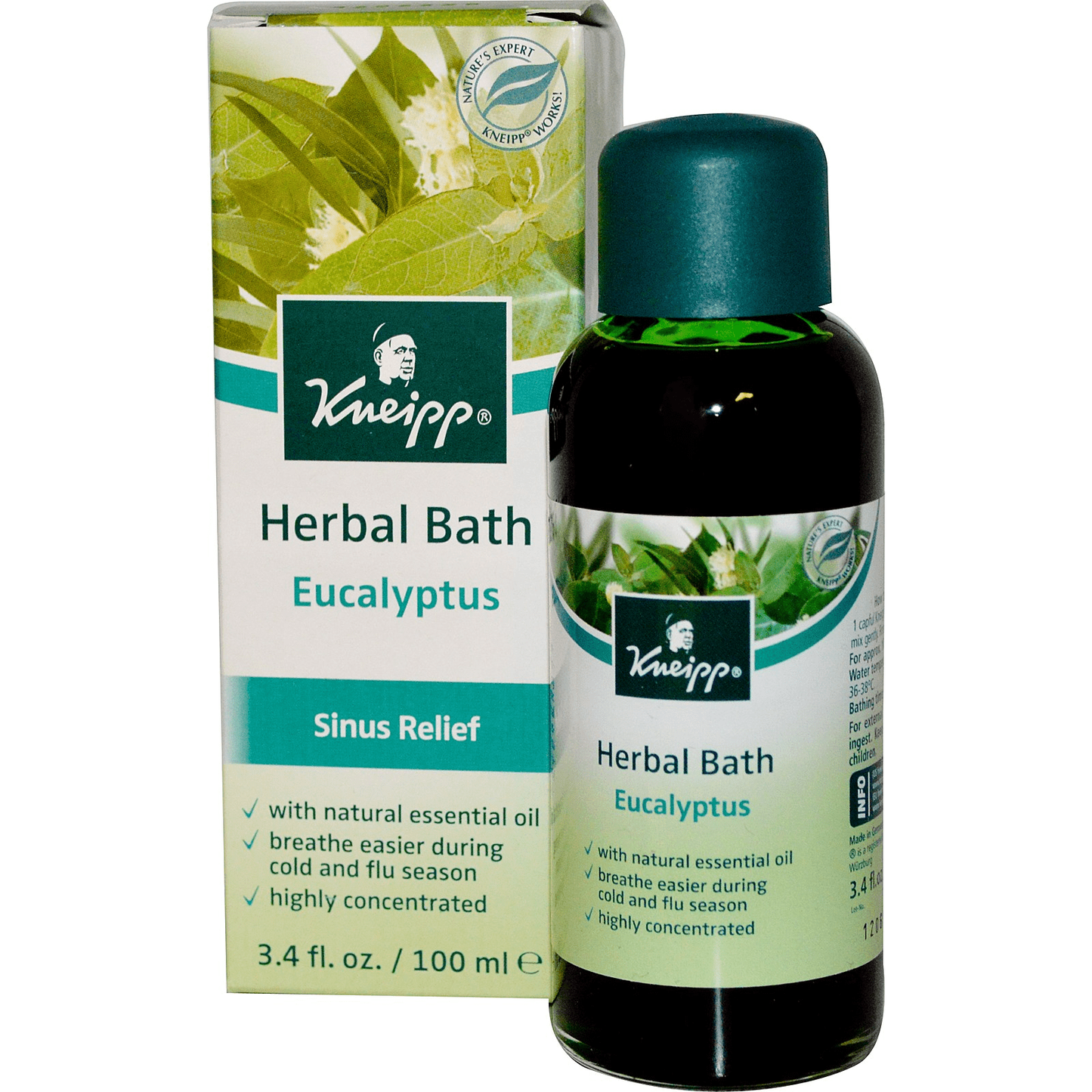 Kneipp Eucalyptus Herbal Bath Cold Season, 3.4 oz
