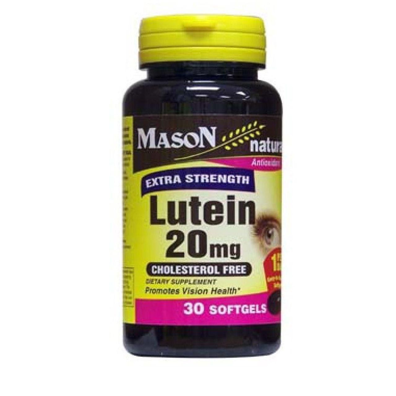 Mason Natural Vitamins Lutein 20 Mg Softgels Extra Strength - 30ct