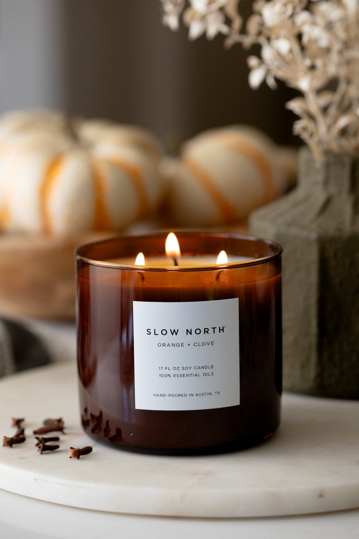 Orange + Clove - Signature 3-Wick Candle