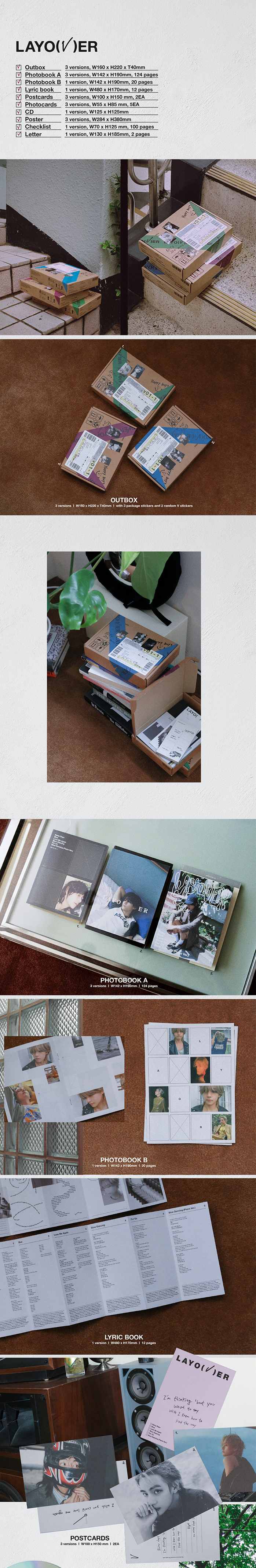 BTS V 1st Solo Album - Layover