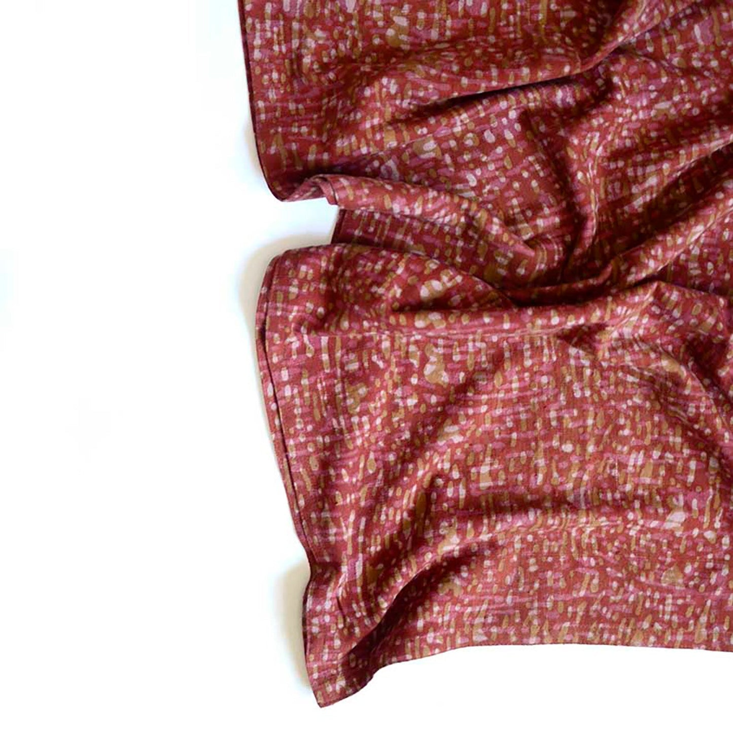 Organic Cotton Table Runner - Barkha Orange