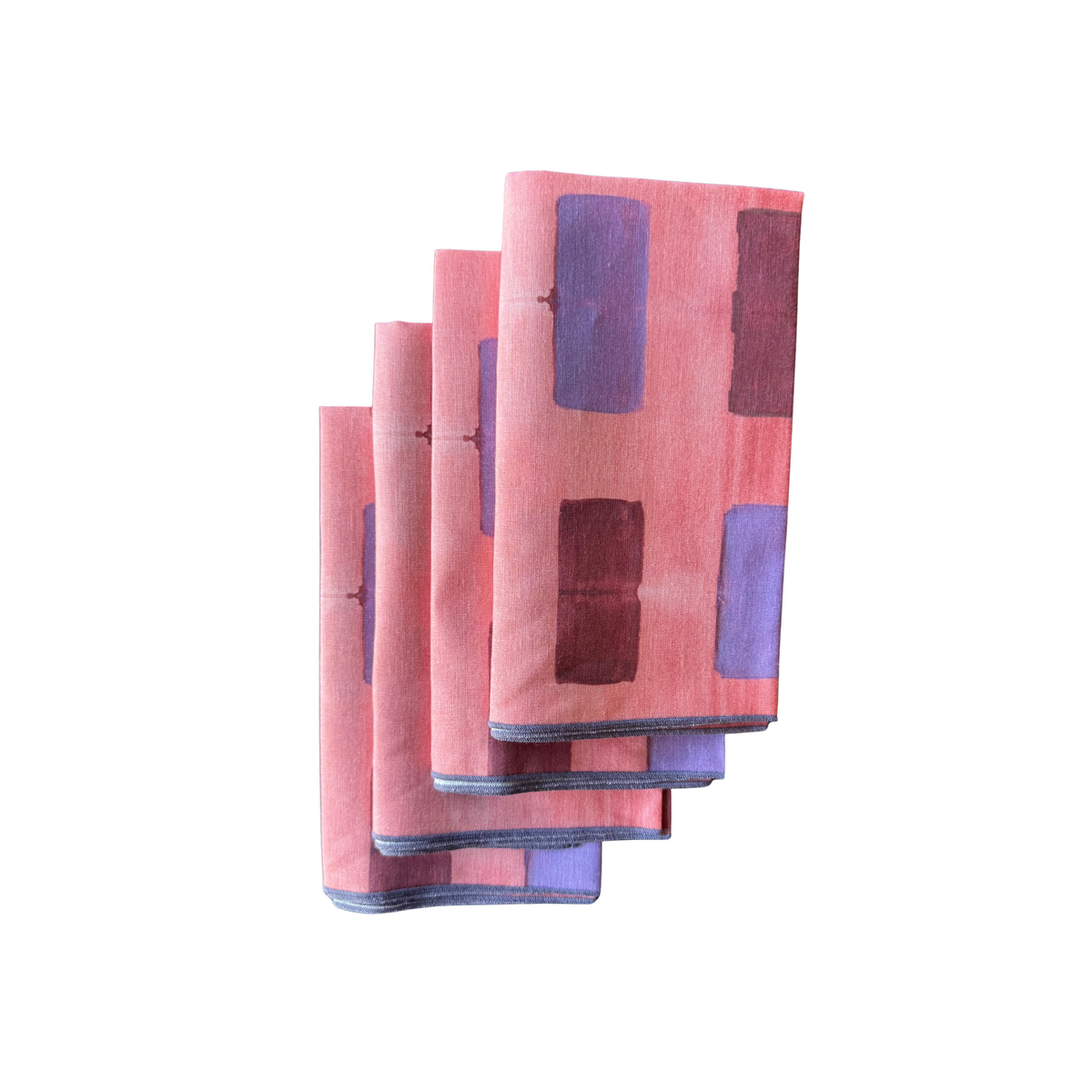 S/4 Pink Tapestry Napkin