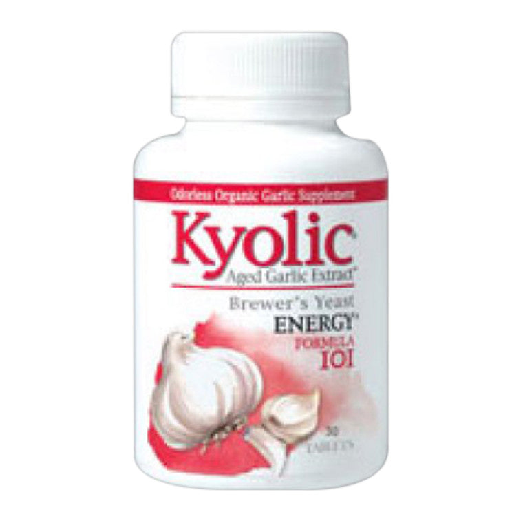 Kyolic Aged Garlic Extract, Brewers Yeast Energy Formula 101 Caplets
