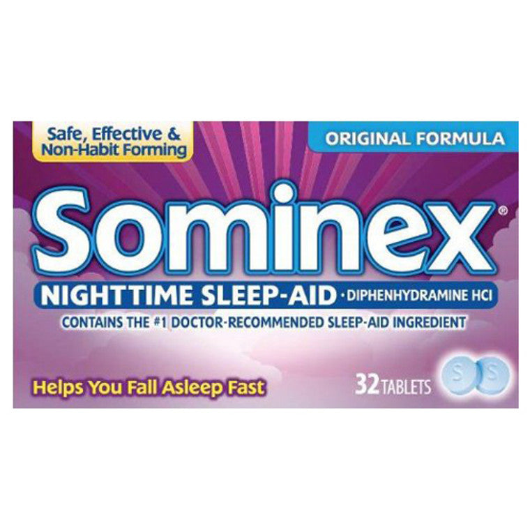 Sominex Nighttime Sleep-Aid Tablets Original Formula