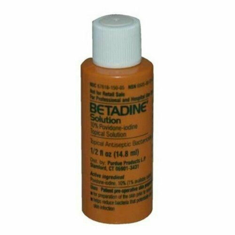 Betadine 10% Providone Iodine Topical Solution 0.5 Fl. Oz