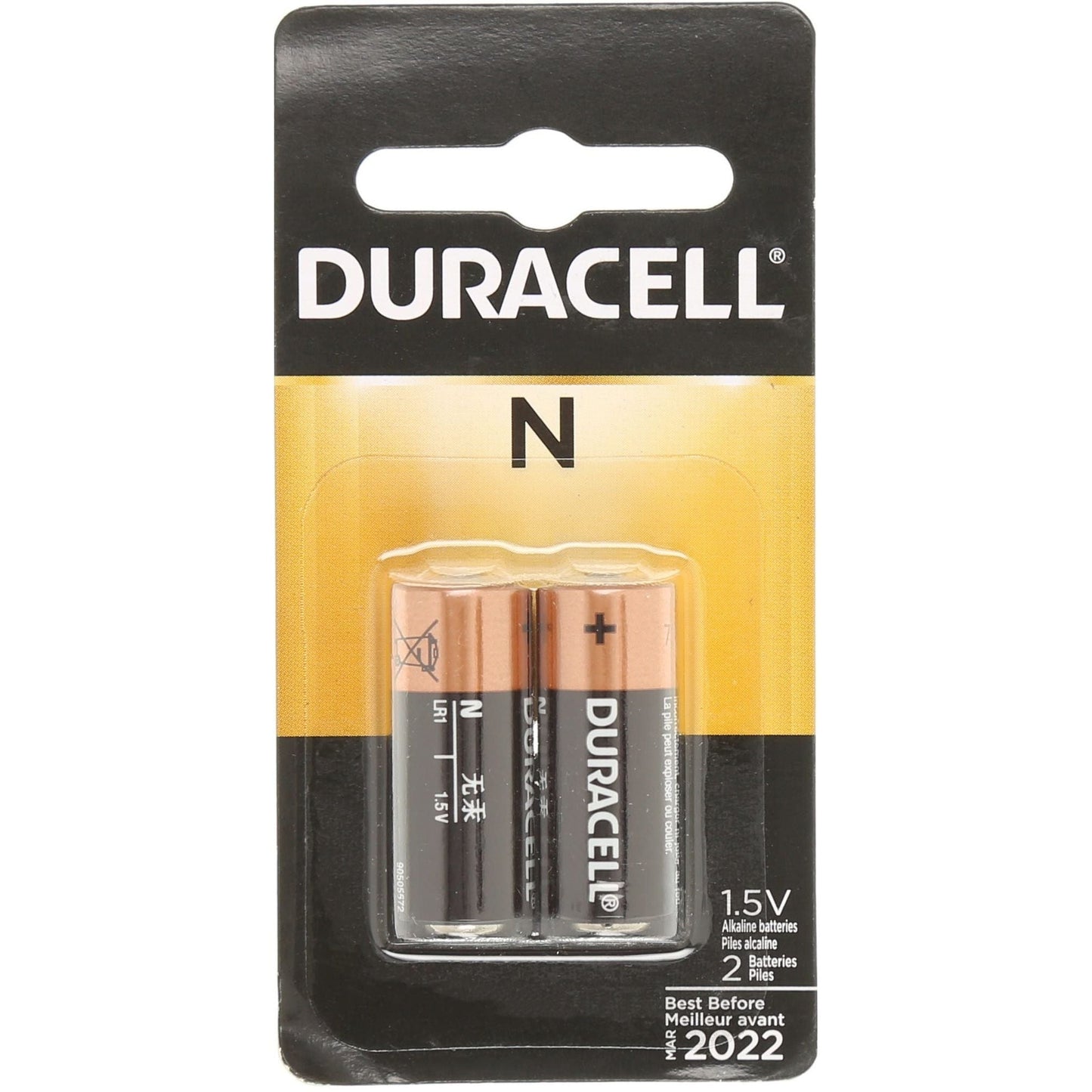Duracell Alkaline N 1.5 Volt Medical Battery MN9100B2PK