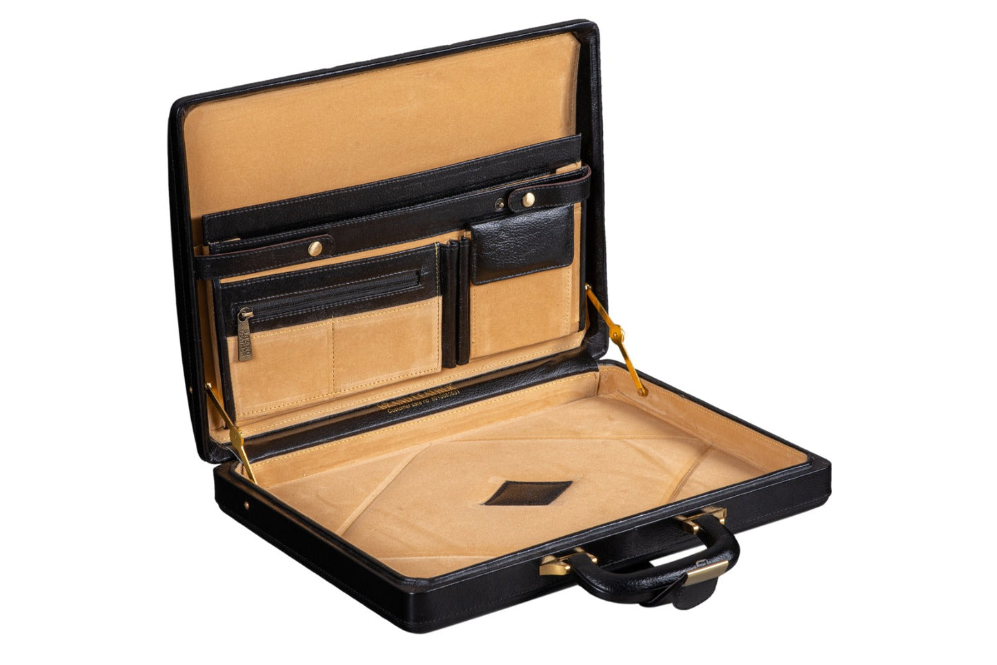 Leather Executive Men's Leather Attache Briefcase - Osadia Concept Store