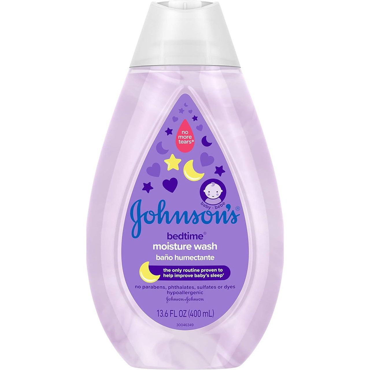 Johnson's Bedtime, Moisture Wash, Baby, 13.6 Fl Oz