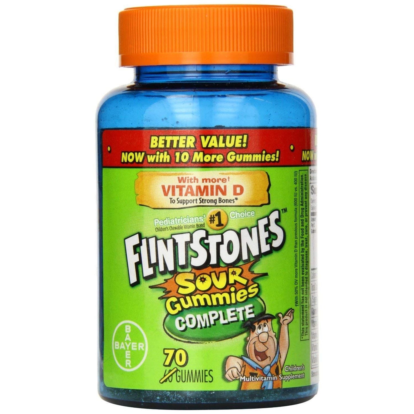 Flintstones Multivitamin Supplement, Children's, Complete, Sour Gummies