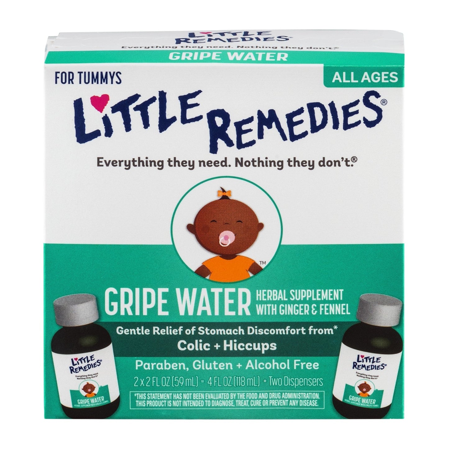 Little Remedies Tummys - Gripe Water Two To Go 4.00 Fl Oz