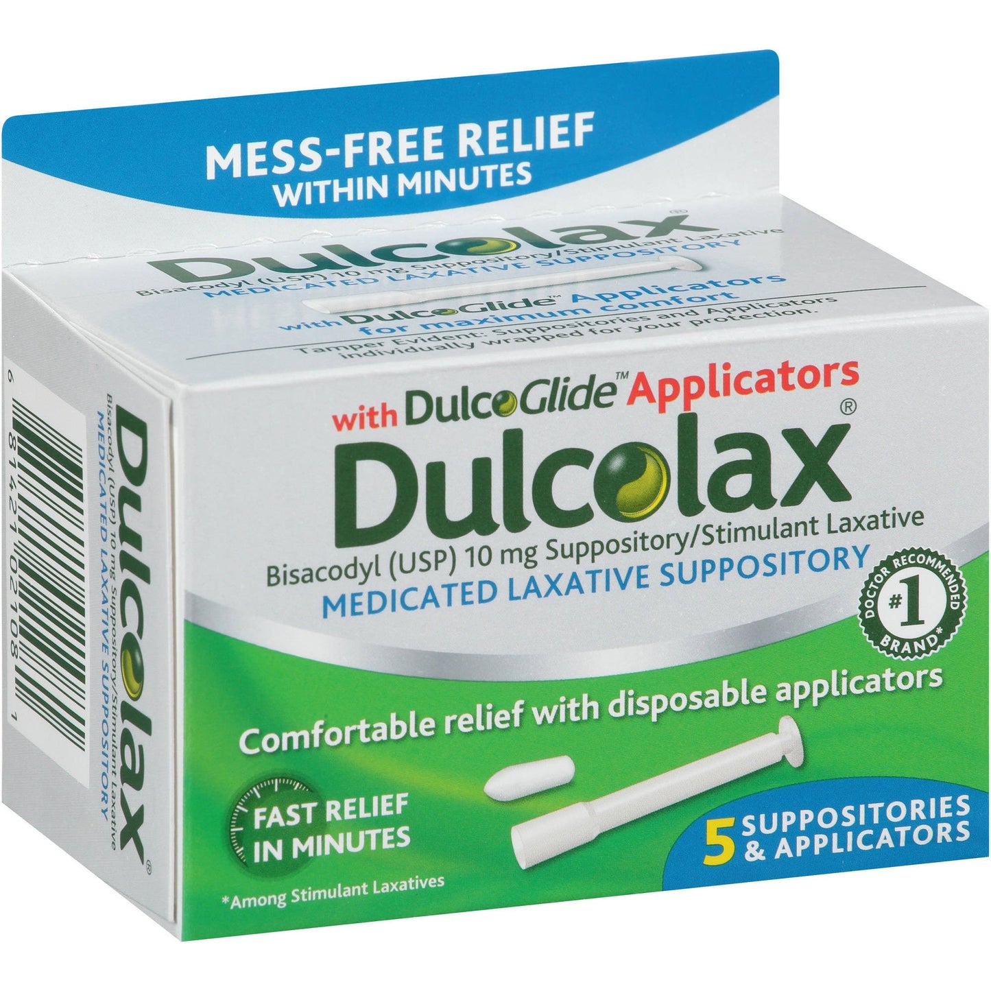 Dulcolax Medicated Laxative Suppositories - 5ct