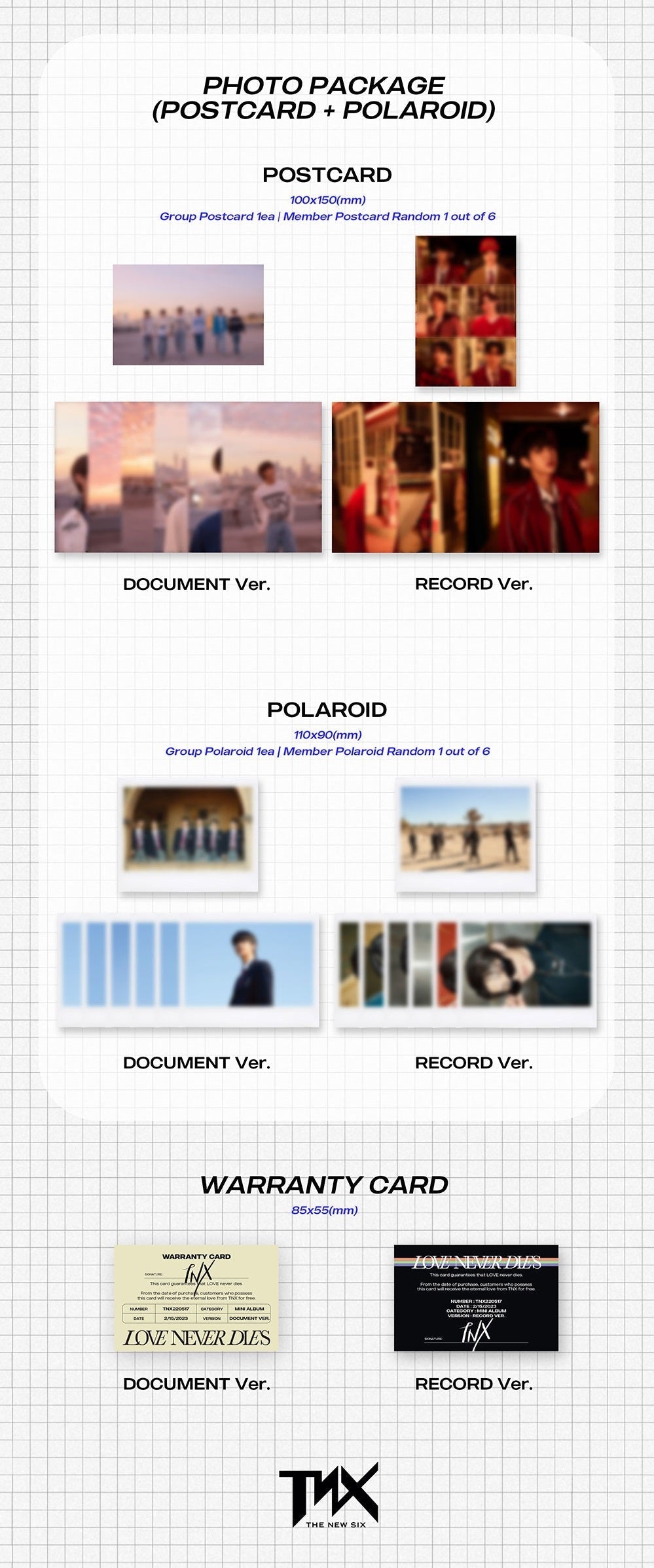 Tnx 2nd Mini Album - Love Never Dies