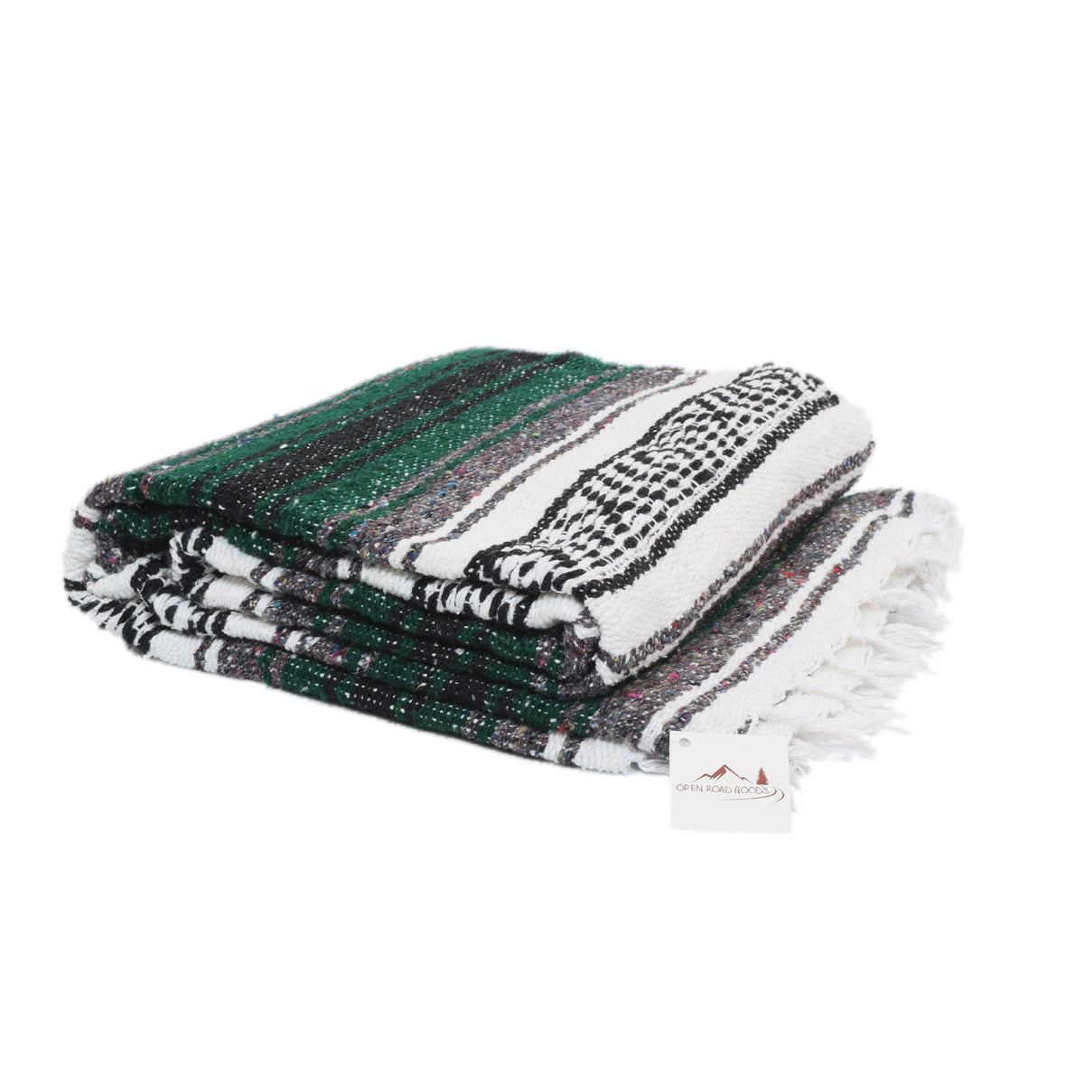 Green Mexican Falsa Yoga Blanket