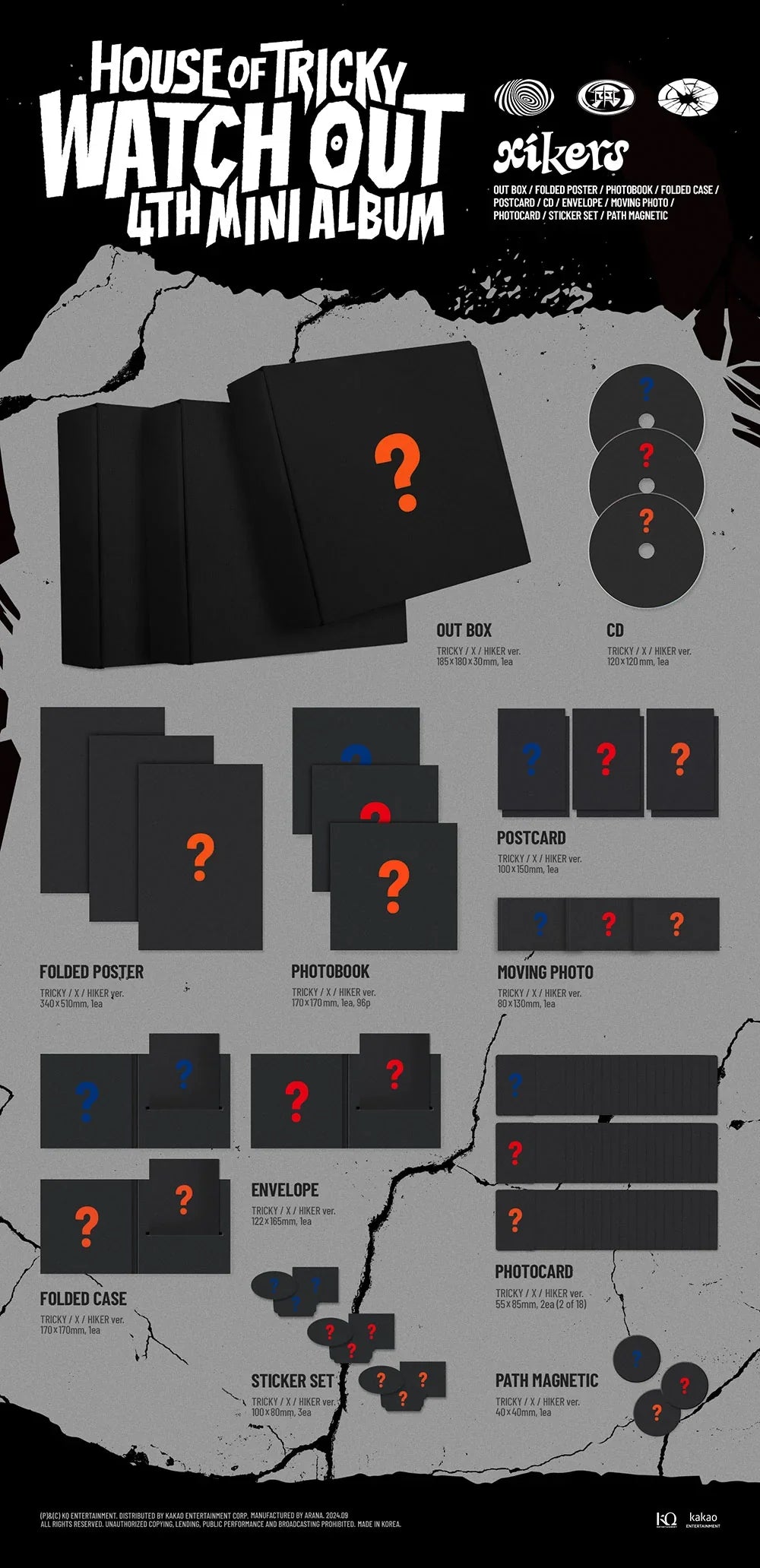 Xikers 4th Mini Album - House Of Tricky : Watch Out