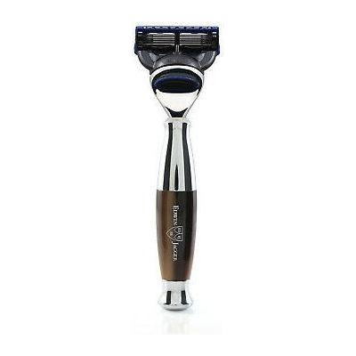 Edwin Jagger Grey & Chrome DE Safety Razor R355CRSR