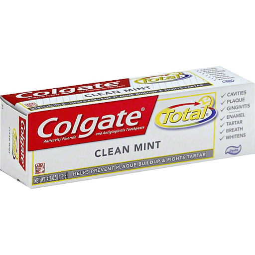 Colgate Total Anticavity Fluoride And Antigingivitis Toothpaste Mint