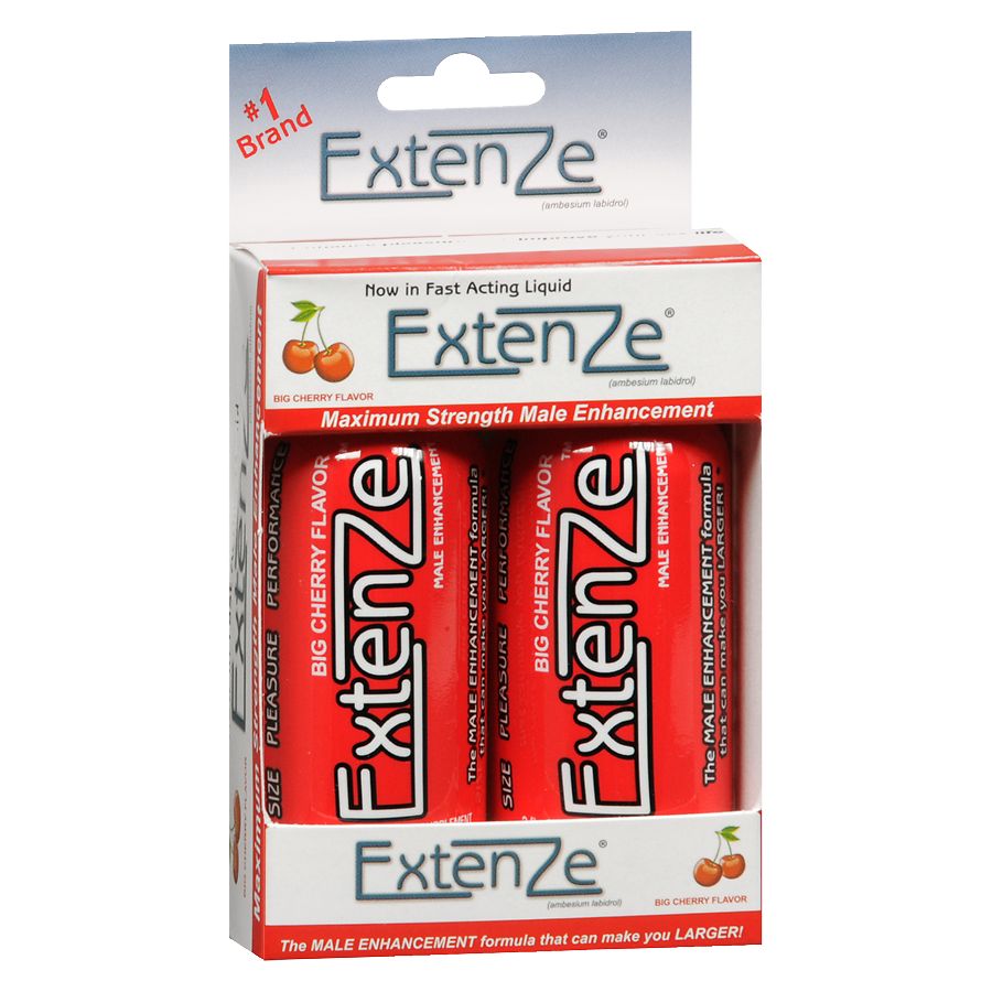 ExtenZe Male Enhancement, Maximum Strength, Big Cherry Flavor, 2 Ct