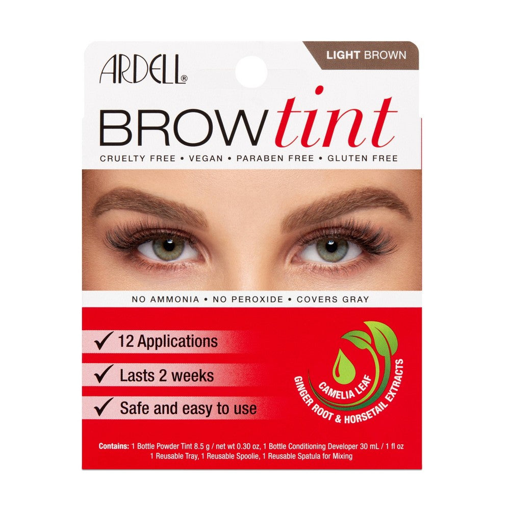 Ardell Brow Tint Semi-Permanent Dye Kit In Light Brown