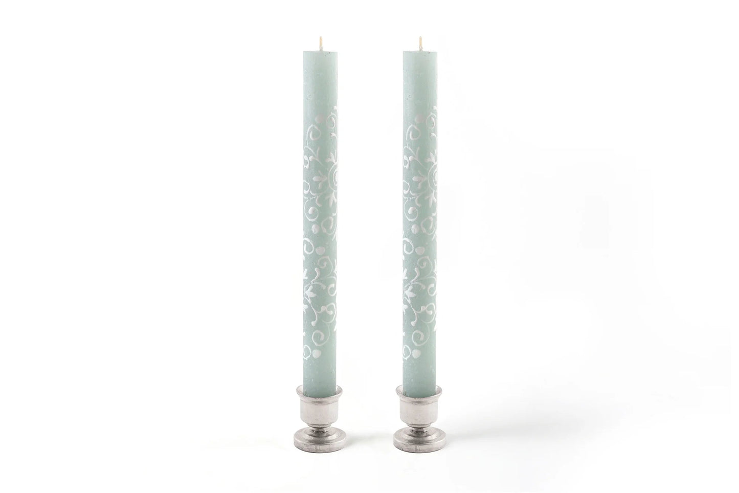 Henna Duck Egg Painted Candles